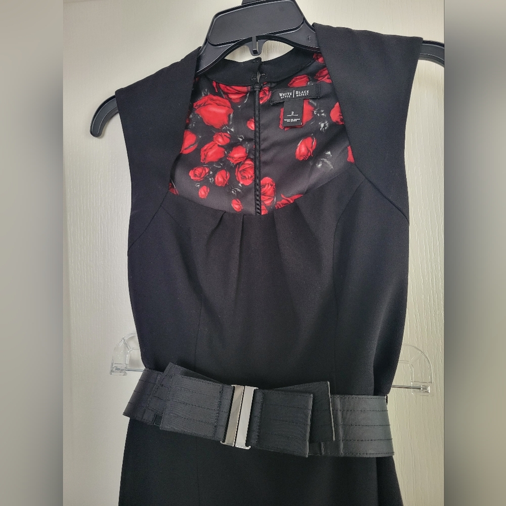 White House Black Market Luxe Stetch Fit & Flare Dress